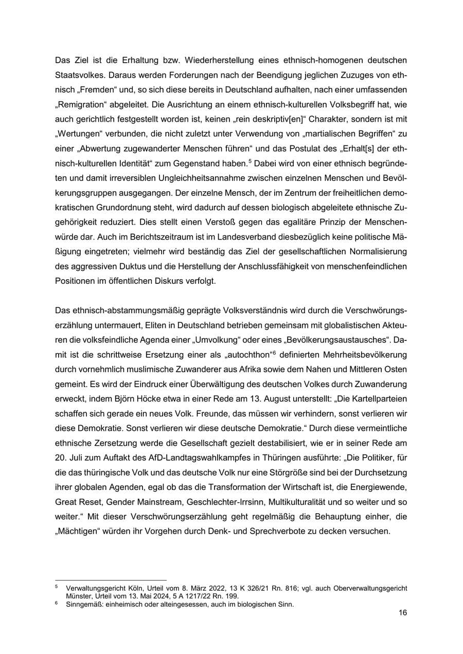 Seite 17 des Verfassungsschutzbericht 2024 Thüringen