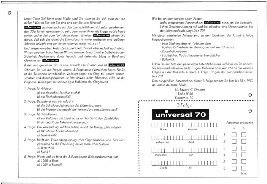 Seite 54 des Verfassungsschutzbericht 1970 Bund