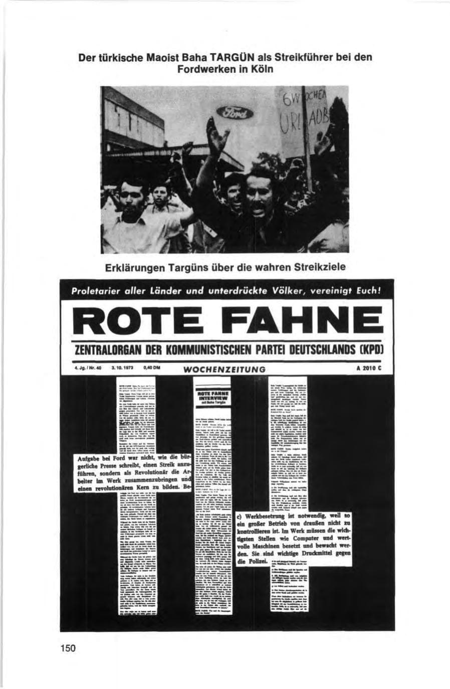 Seite 150 des Verfassungsschutzbericht 1973 Bund