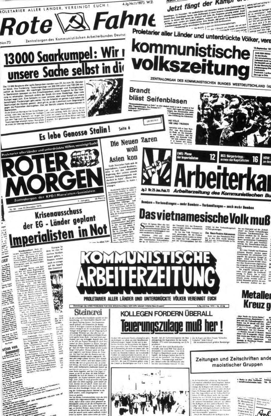 Seite 79 des Verfassungsschutzbericht 1973 Bund