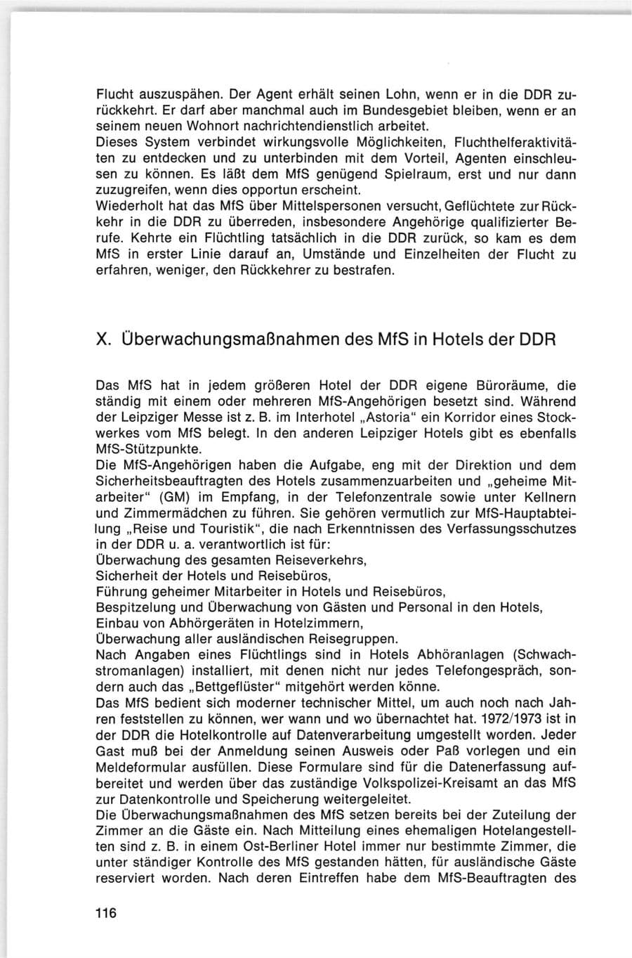 Seite 116 des Verfassungsschutzbericht 1974 Bund