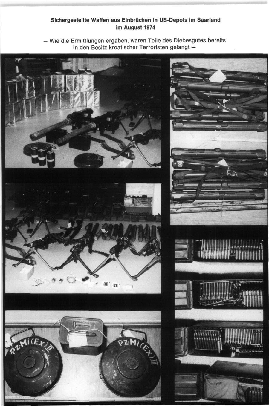 Seite 149 des Verfassungsschutzbericht 1974 Bund