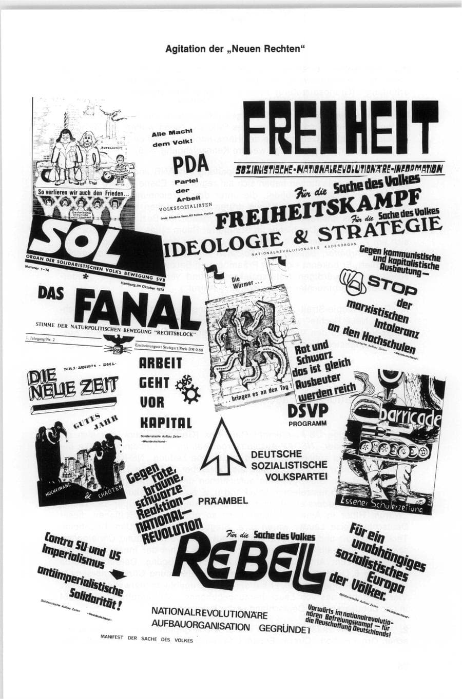 Seite 35 des Verfassungsschutzbericht 1974 Bund