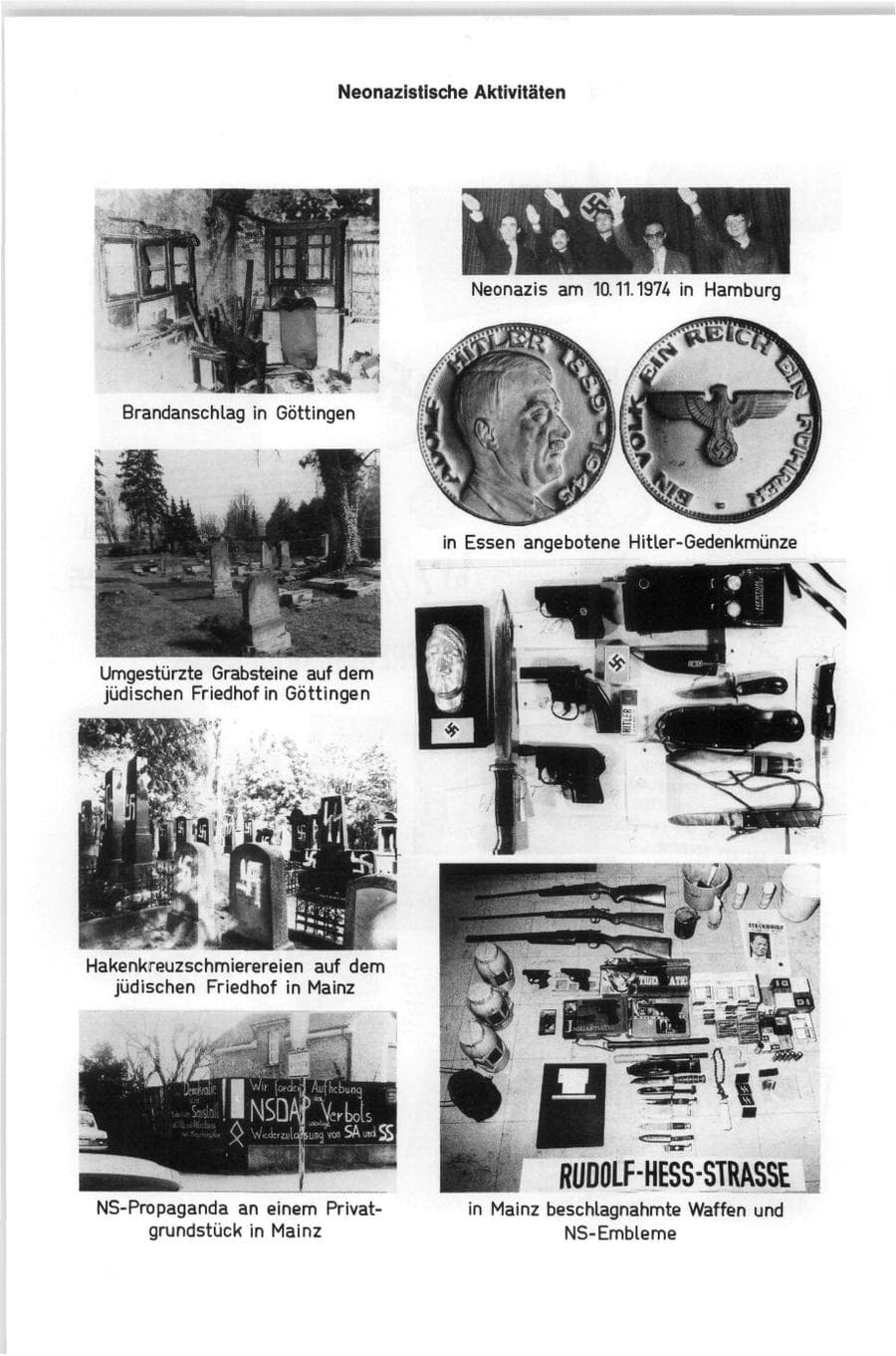 Seite 39 des Verfassungsschutzbericht 1974 Bund