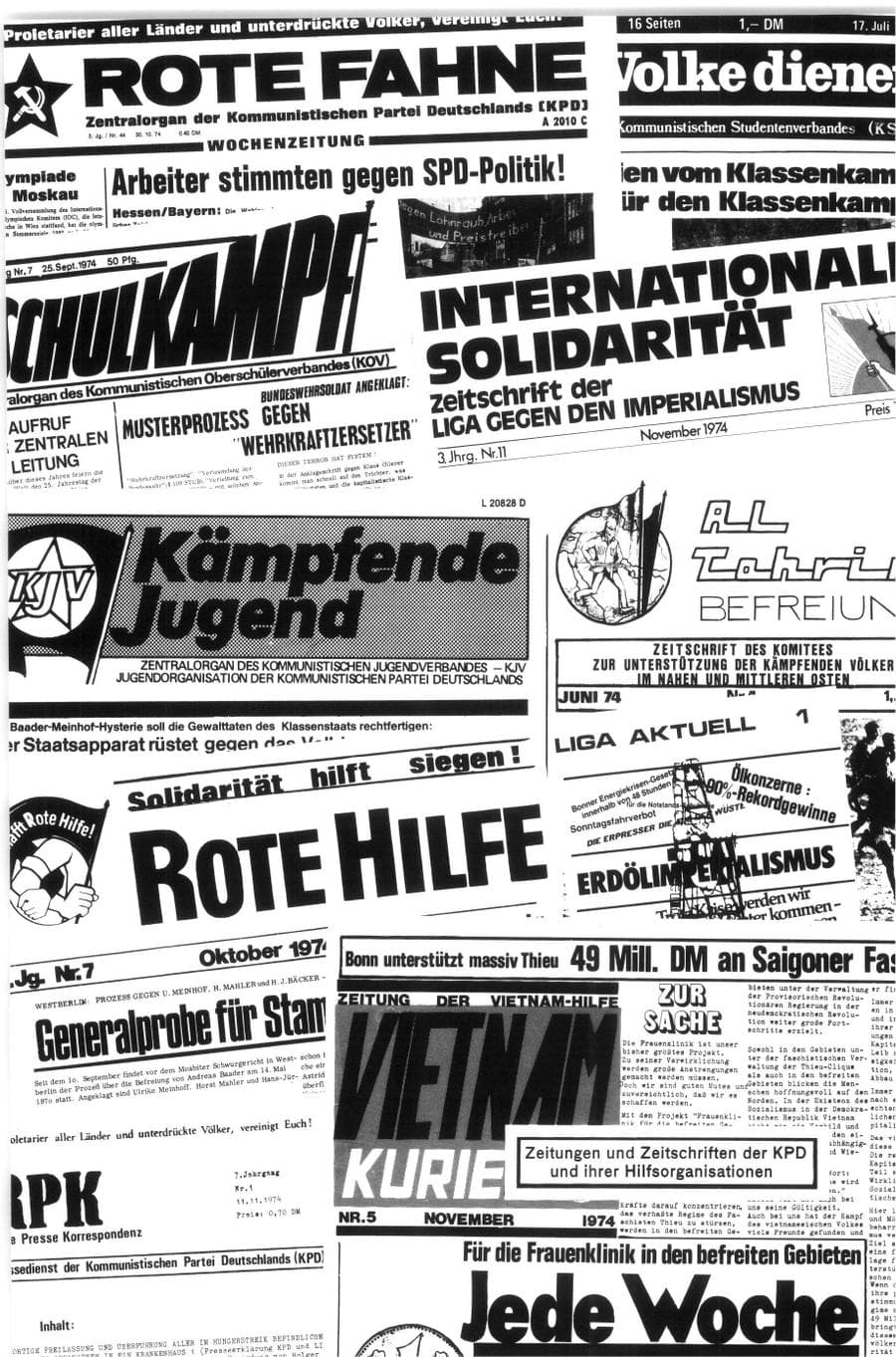 Seite 87 des Verfassungsschutzbericht 1974 Bund