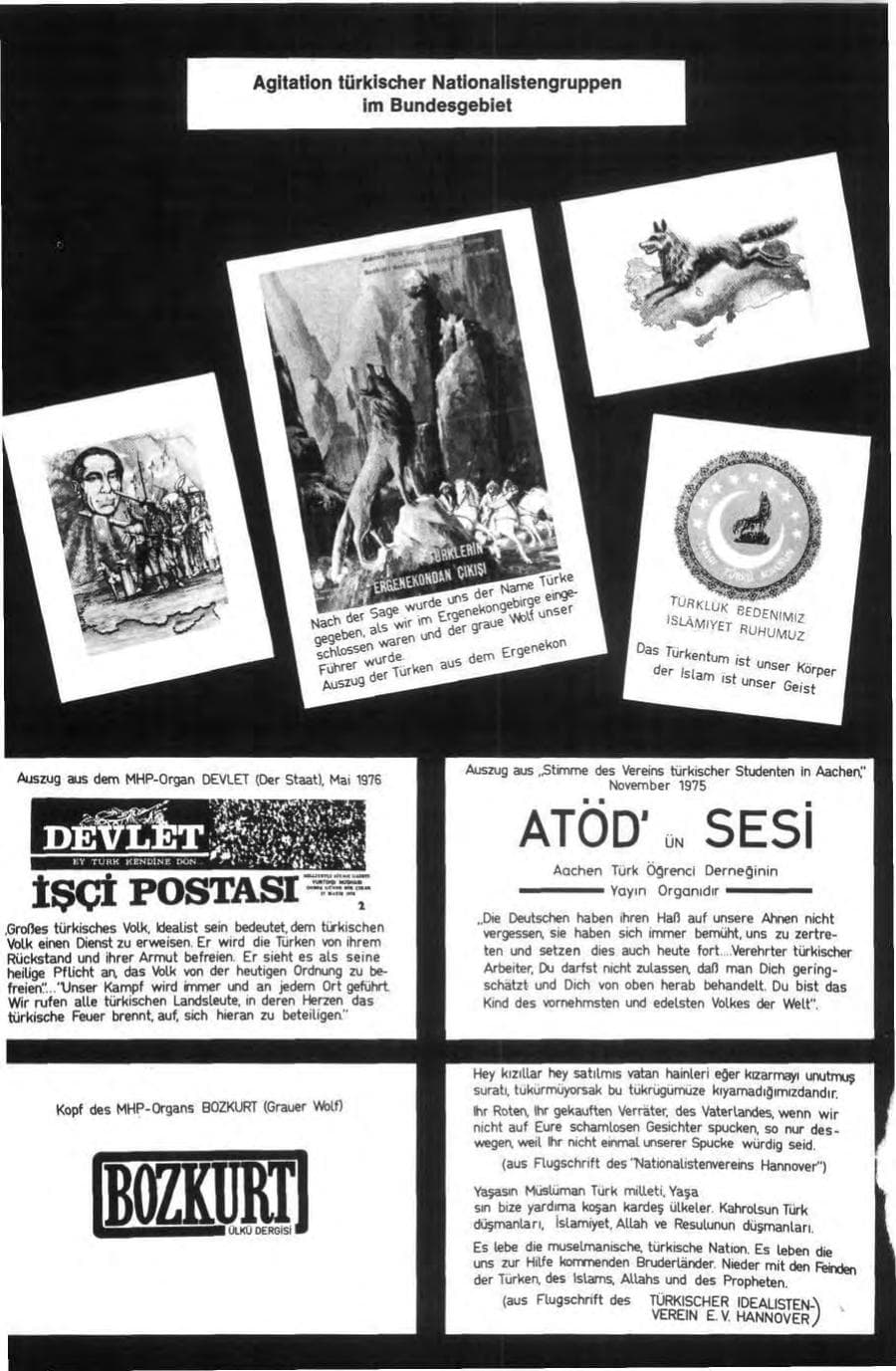 Seite 176 des Verfassungsschutzbericht 1976 Bund