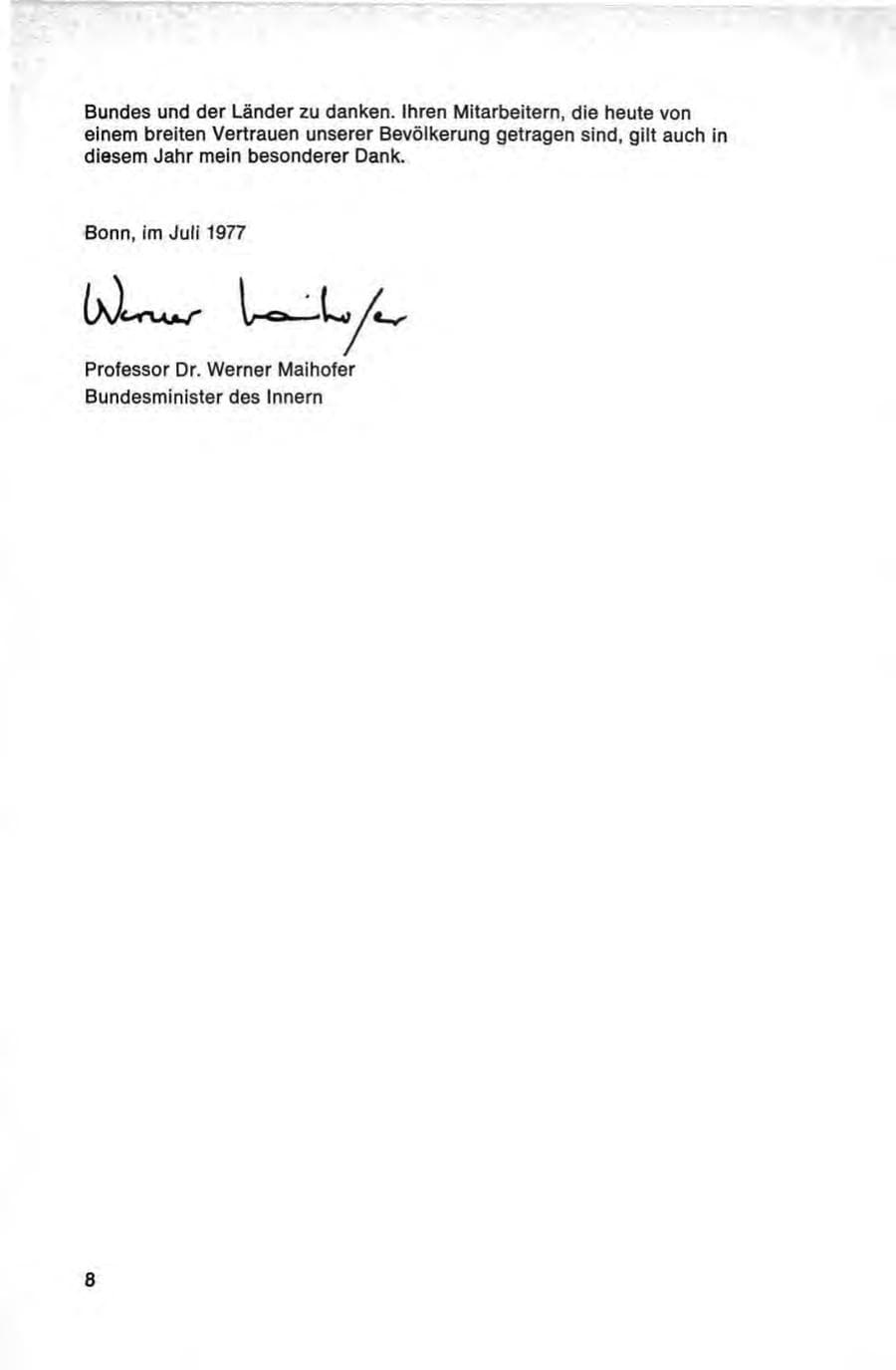 Seite 8 des Verfassungsschutzbericht 1976 Bund