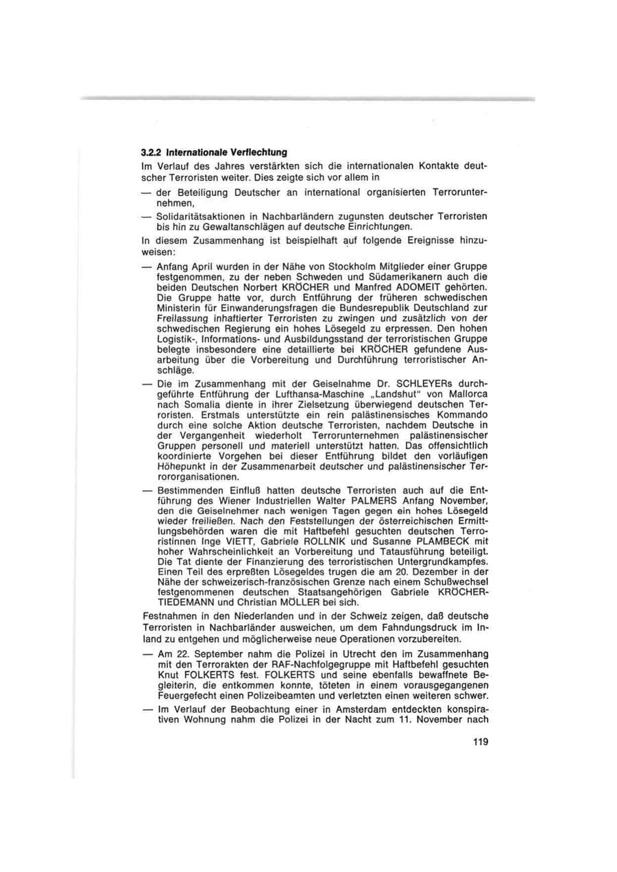 Seite 119 des Verfassungsschutzbericht 1977 Bund