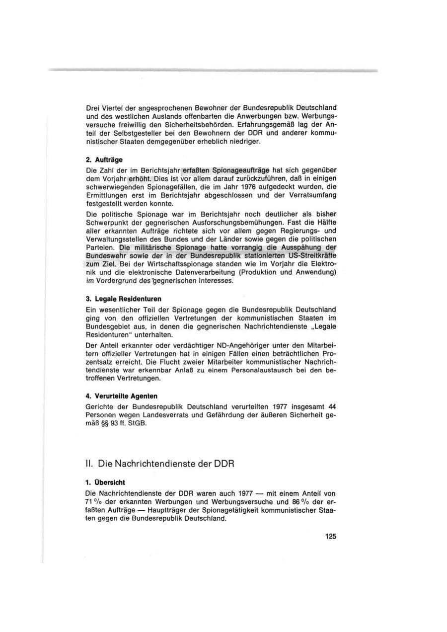 Seite 125 des Verfassungsschutzbericht 1977 Bund