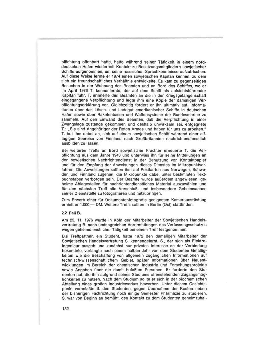 Seite 132 des Verfassungsschutzbericht 1977 Bund