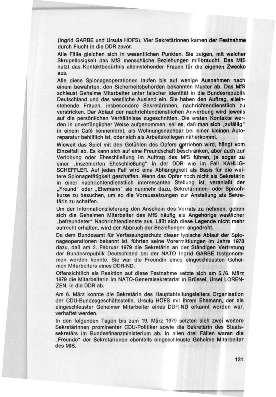 Seite 131 des Verfassungsschutzbericht 1978 Bund