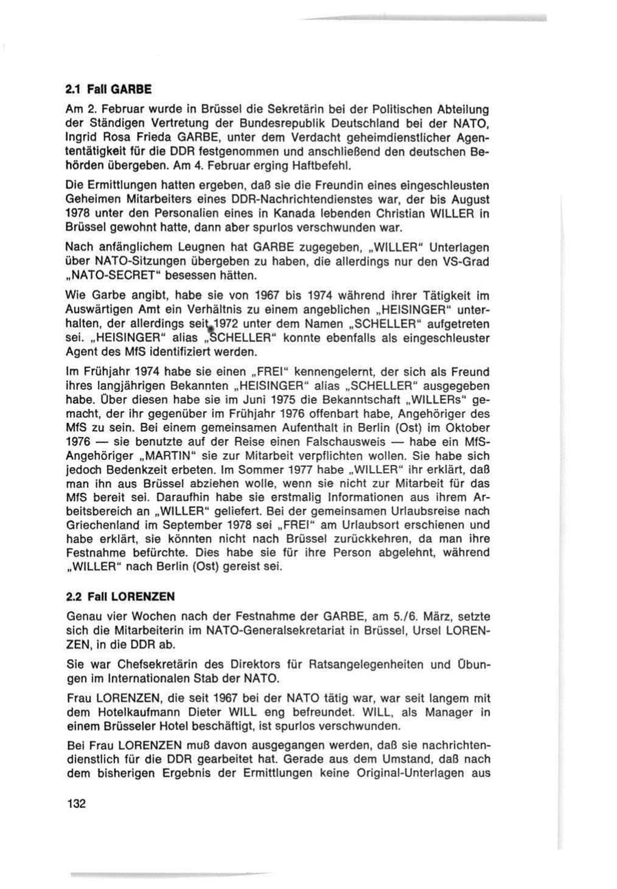 Seite 132 des Verfassungsschutzbericht 1978 Bund