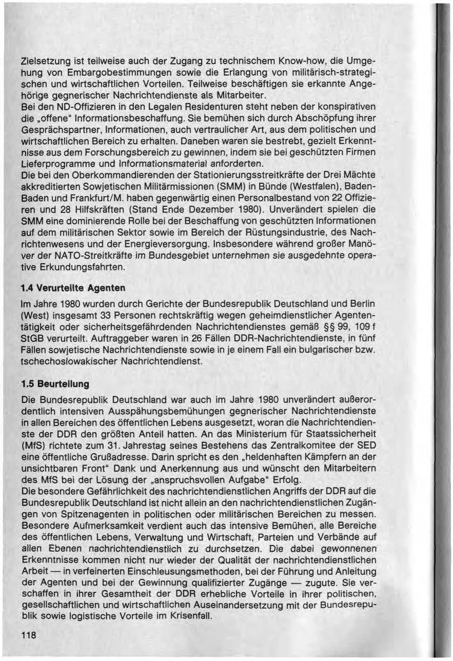 Seite 119 des Verfassungsschutzbericht 1980 Bund