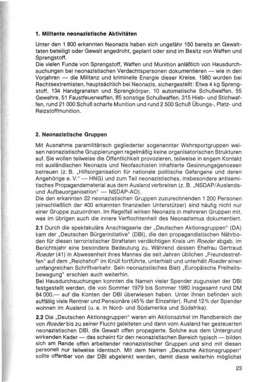 Seite 24 des Verfassungsschutzbericht 1980 Bund