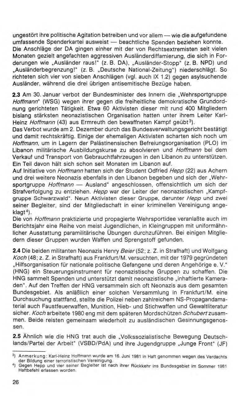 Seite 27 des Verfassungsschutzbericht 1980 Bund