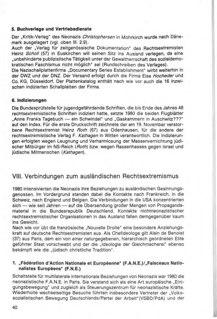 Seite 41 des Verfassungsschutzbericht 1980 Bund