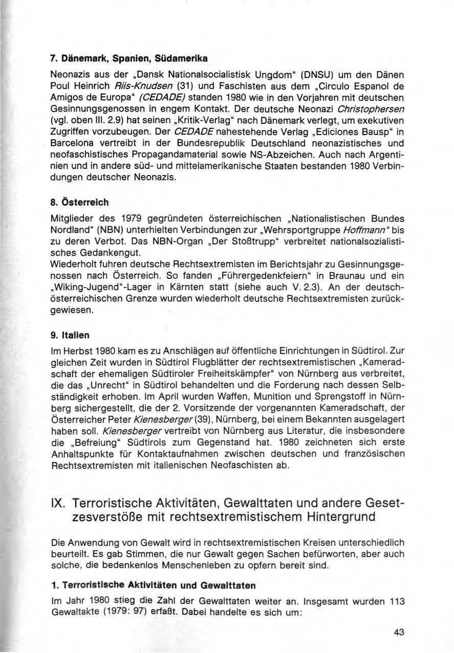 Seite 44 des Verfassungsschutzbericht 1980 Bund
