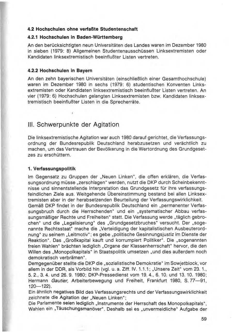 Seite 60 des Verfassungsschutzbericht 1980 Bund