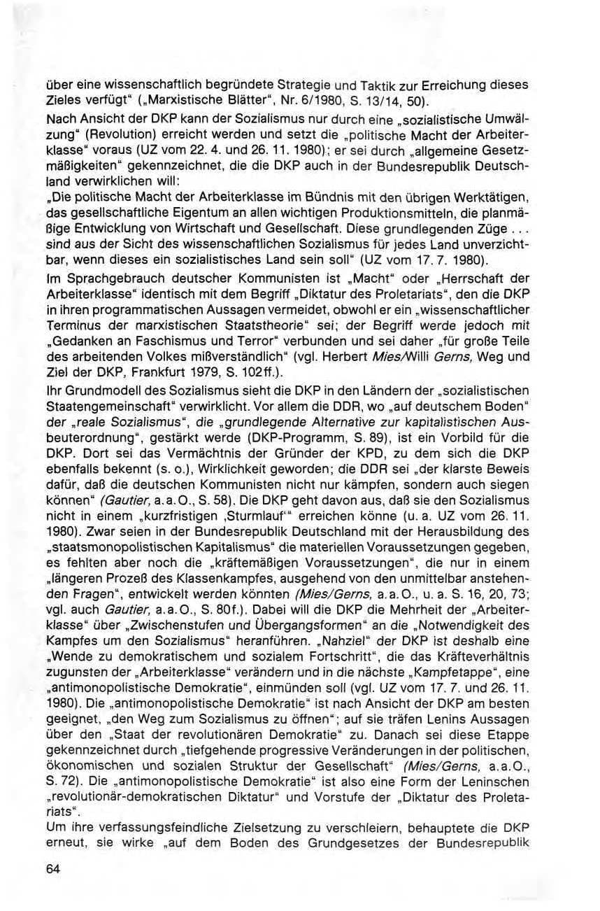 Seite 65 des Verfassungsschutzbericht 1980 Bund