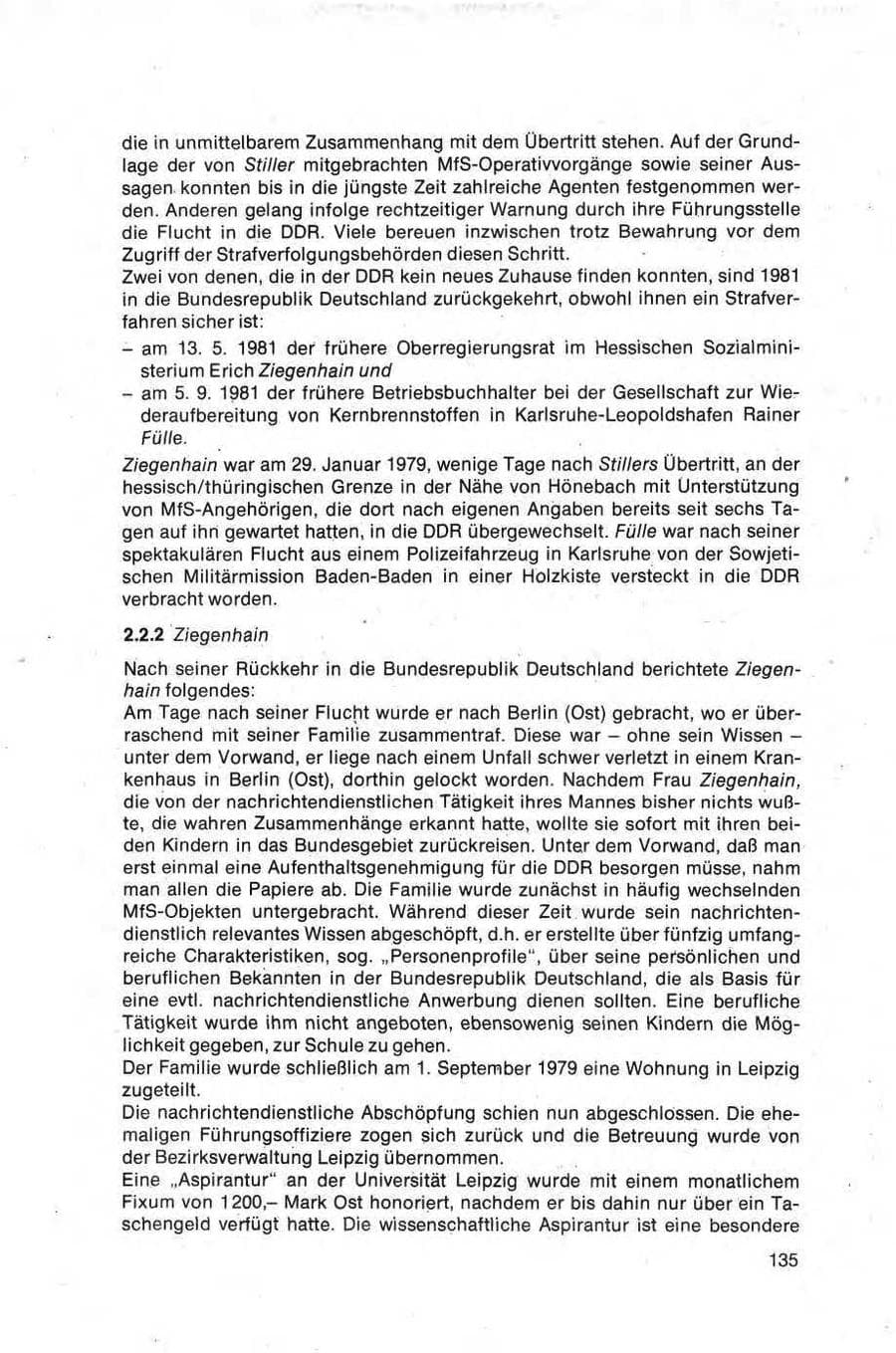 Seite 135 des Verfassungsschutzbericht 1981 Bund