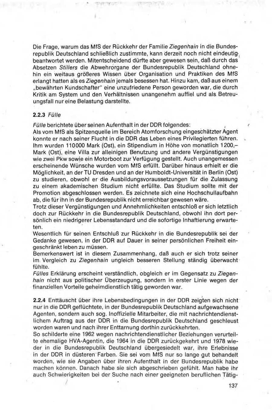Seite 137 des Verfassungsschutzbericht 1981 Bund