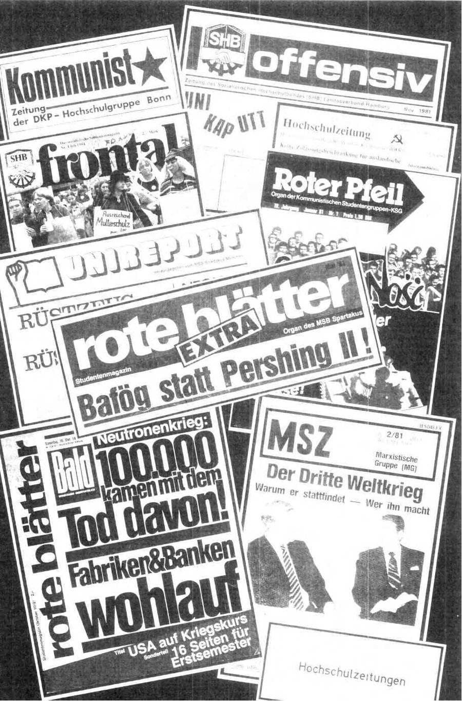 Seite 88 des Verfassungsschutzbericht 1981 Bund