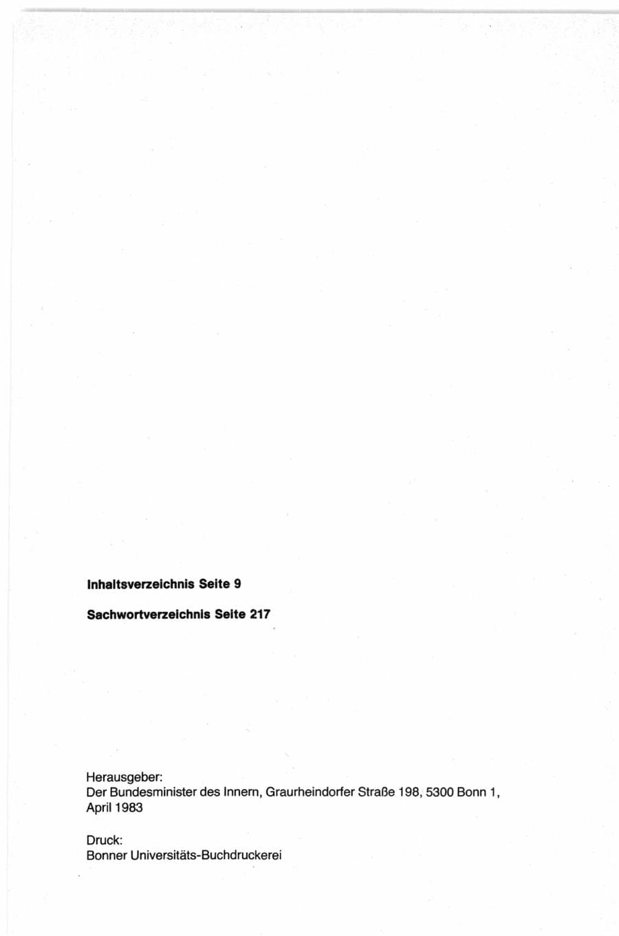 Seite 2 des Verfassungsschutzbericht 1982 Bund
