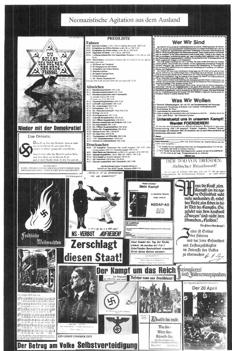 Seite 134 des Verfassungsschutzbericht 1982 Bund