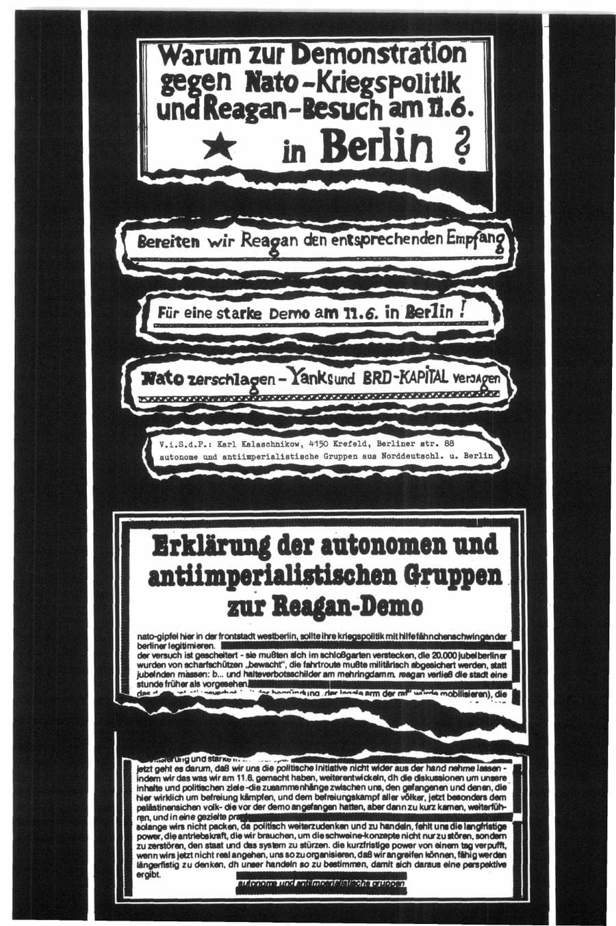 Seite 89 des Verfassungsschutzbericht 1982 Bund