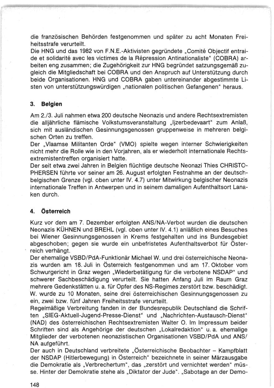 Seite 151 des Verfassungsschutzbericht 1983 Bund