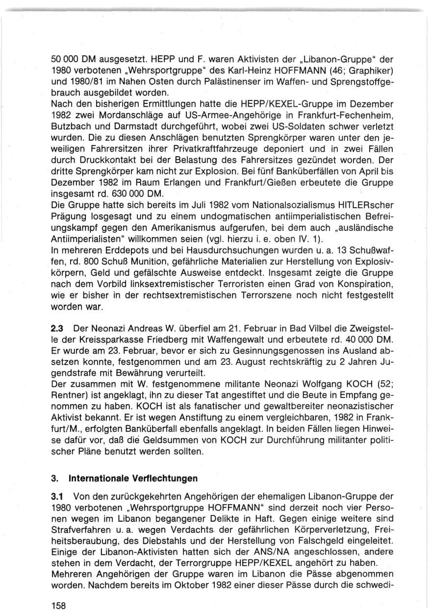 Seite 161 des Verfassungsschutzbericht 1983 Bund