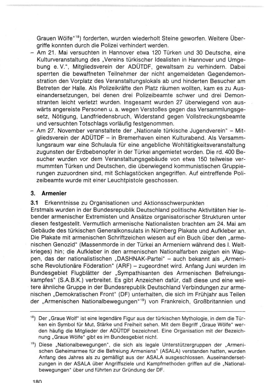 Seite 183 des Verfassungsschutzbericht 1983 Bund