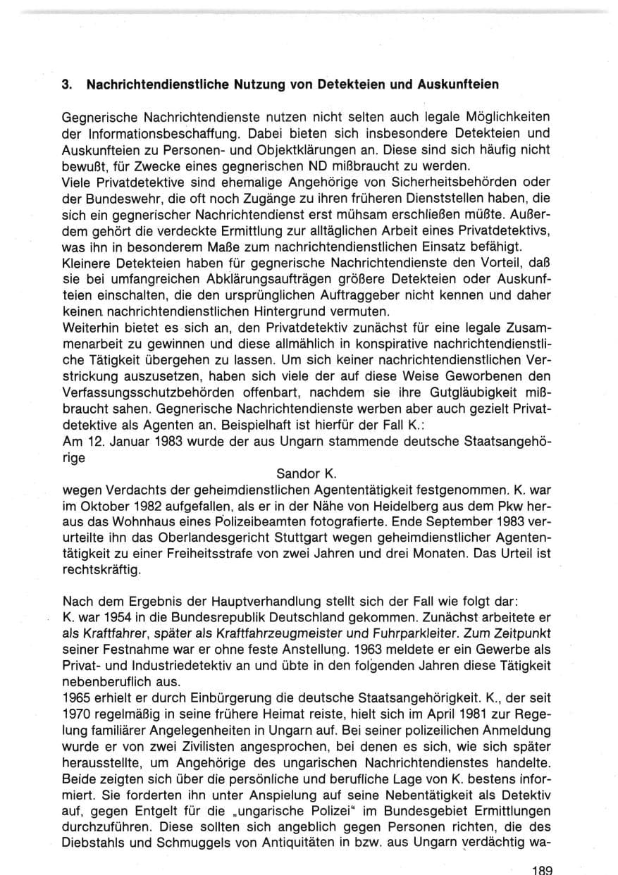 Seite 192 des Verfassungsschutzbericht 1983 Bund