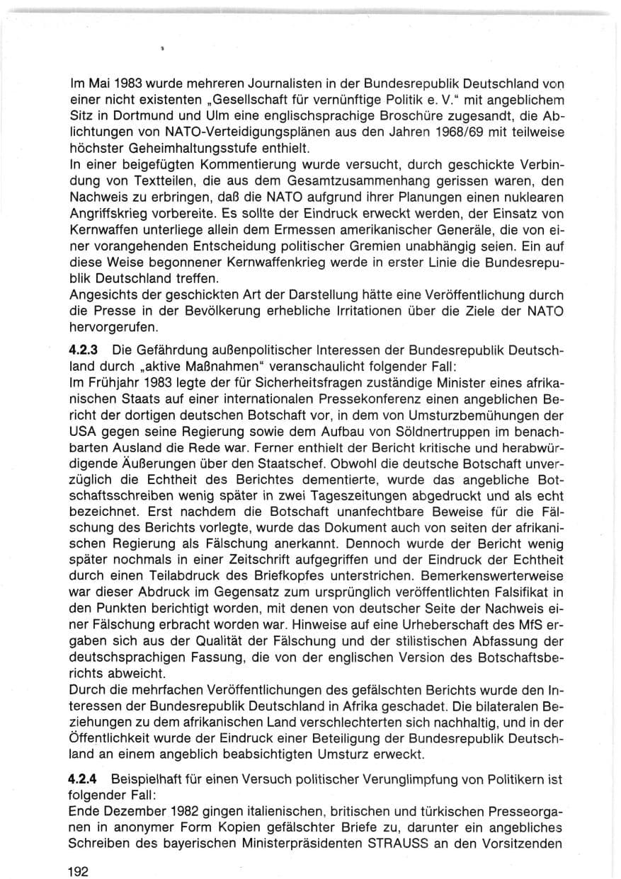 Seite 195 des Verfassungsschutzbericht 1983 Bund