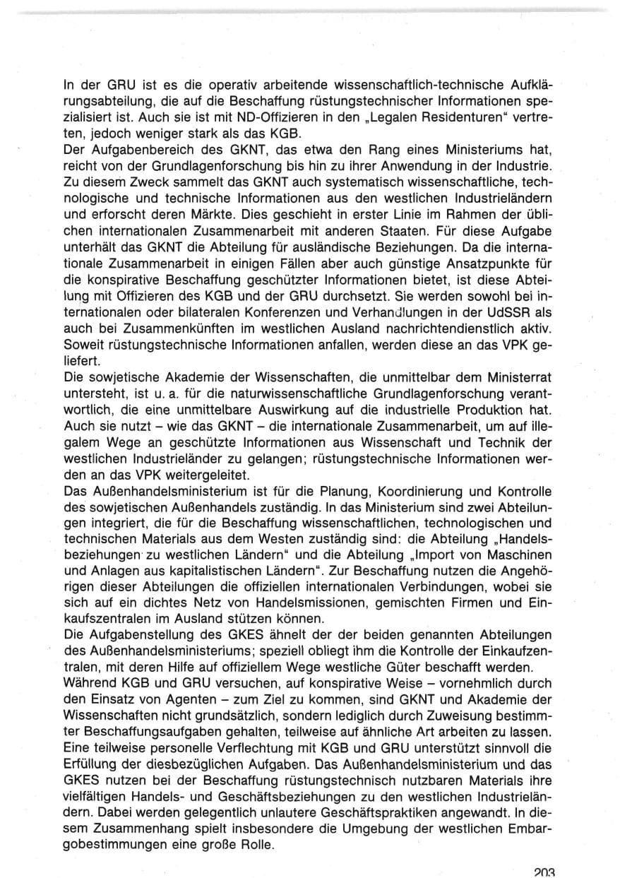 Seite 206 des Verfassungsschutzbericht 1983 Bund