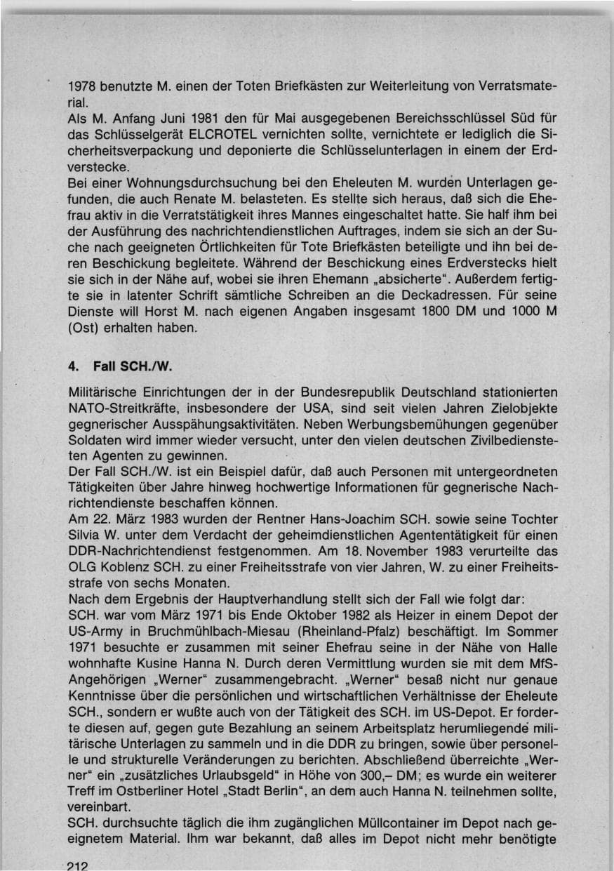 Seite 215 des Verfassungsschutzbericht 1983 Bund