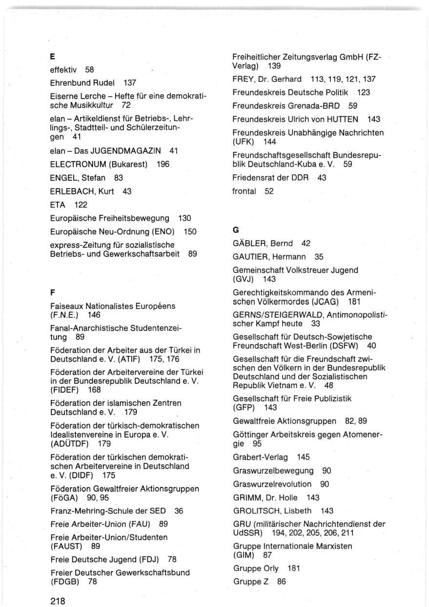 Seite 221 des Verfassungsschutzbericht 1983 Bund