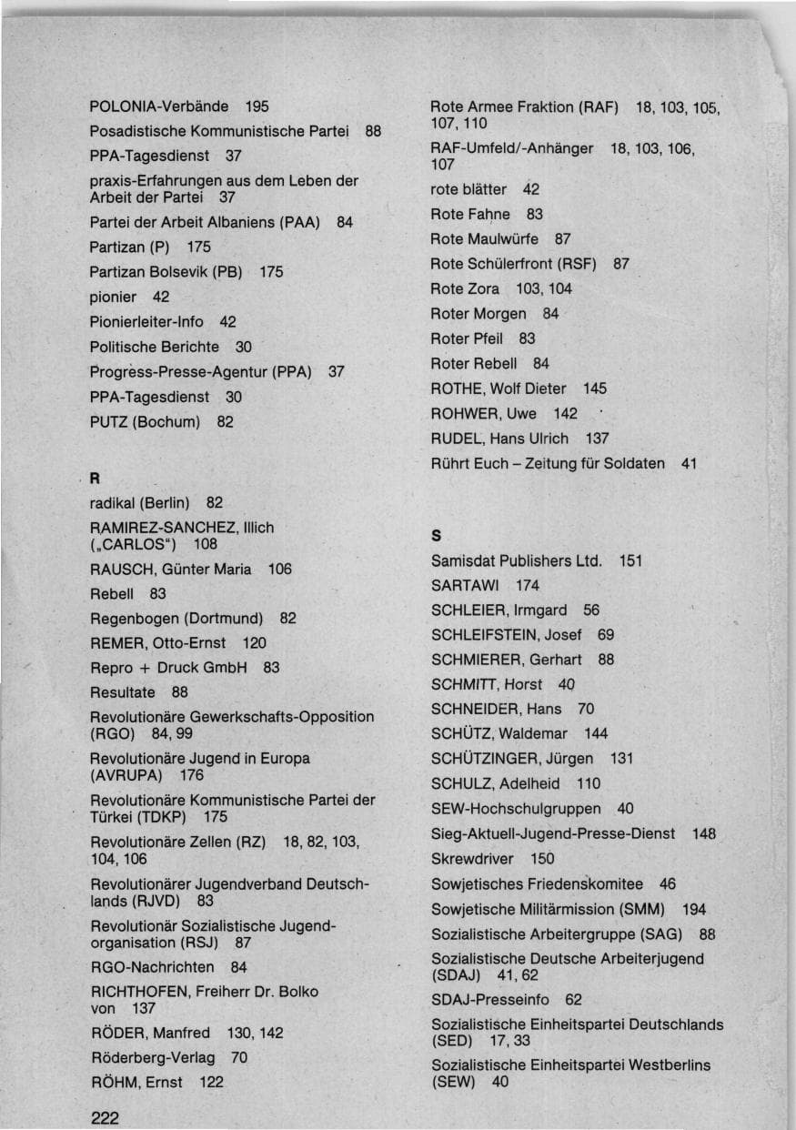 Seite 225 des Verfassungsschutzbericht 1983 Bund