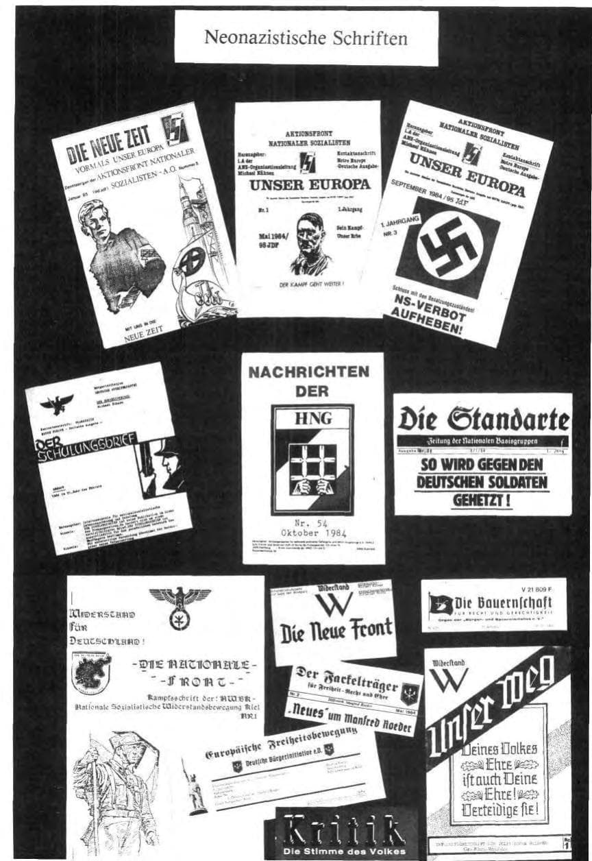 Seite 144 des Verfassungsschutzbericht 1984 Bund