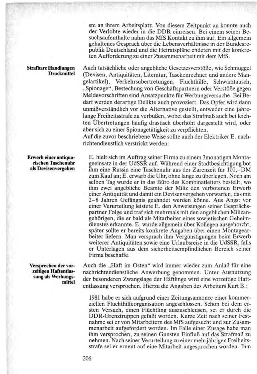 Seite 204 des Verfassungsschutzbericht 1984 Bund