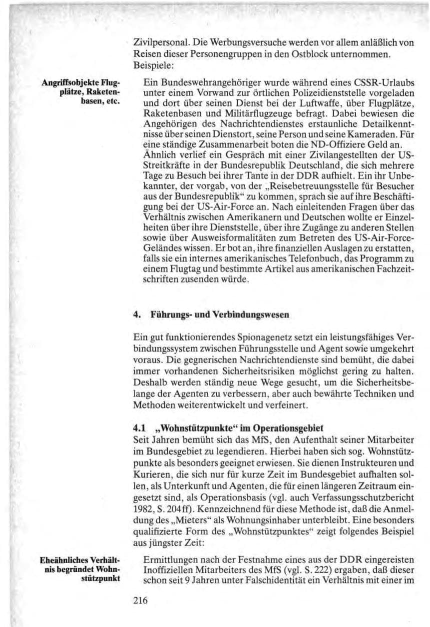 Seite 214 des Verfassungsschutzbericht 1984 Bund