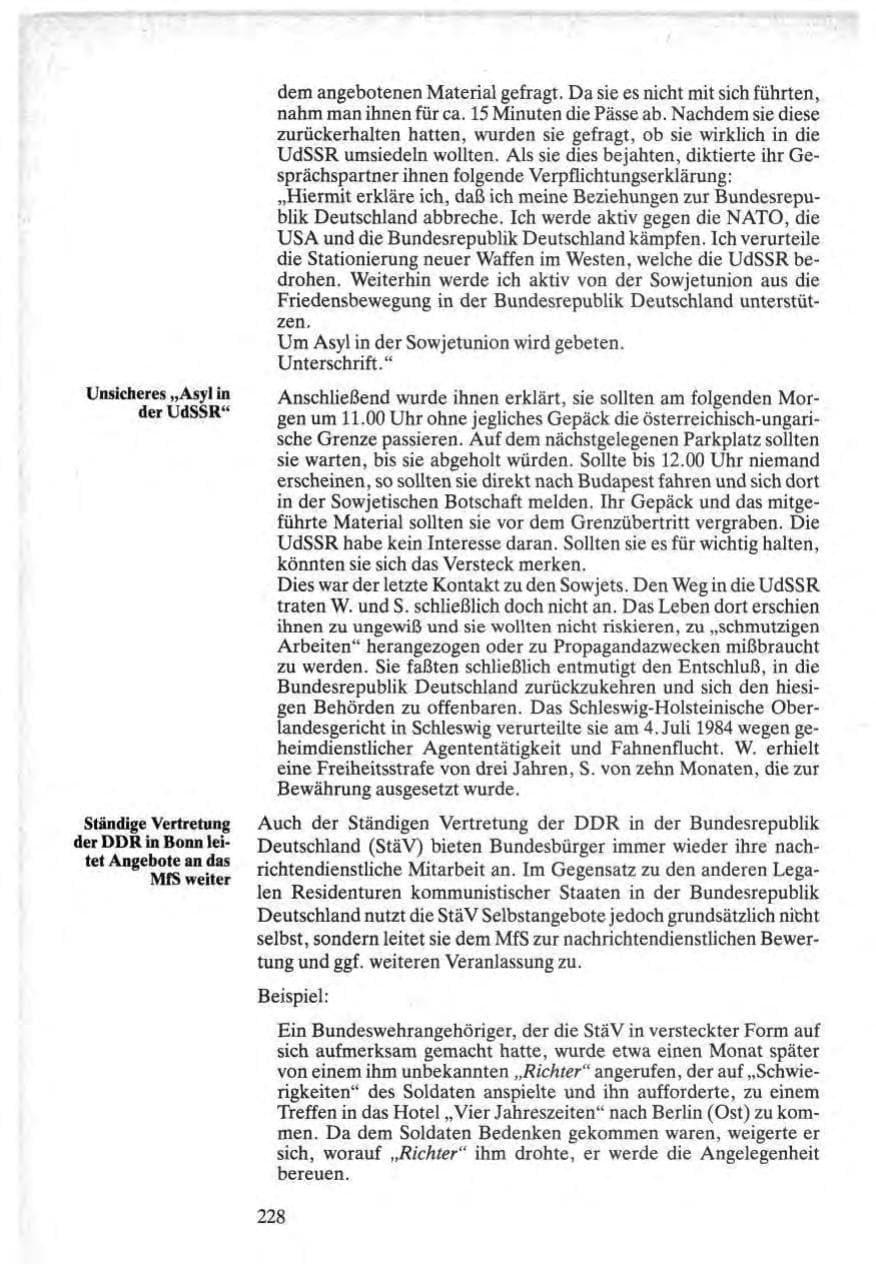 Seite 226 des Verfassungsschutzbericht 1984 Bund