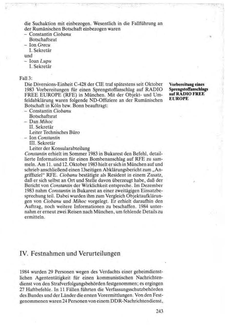 Seite 241 des Verfassungsschutzbericht 1984 Bund