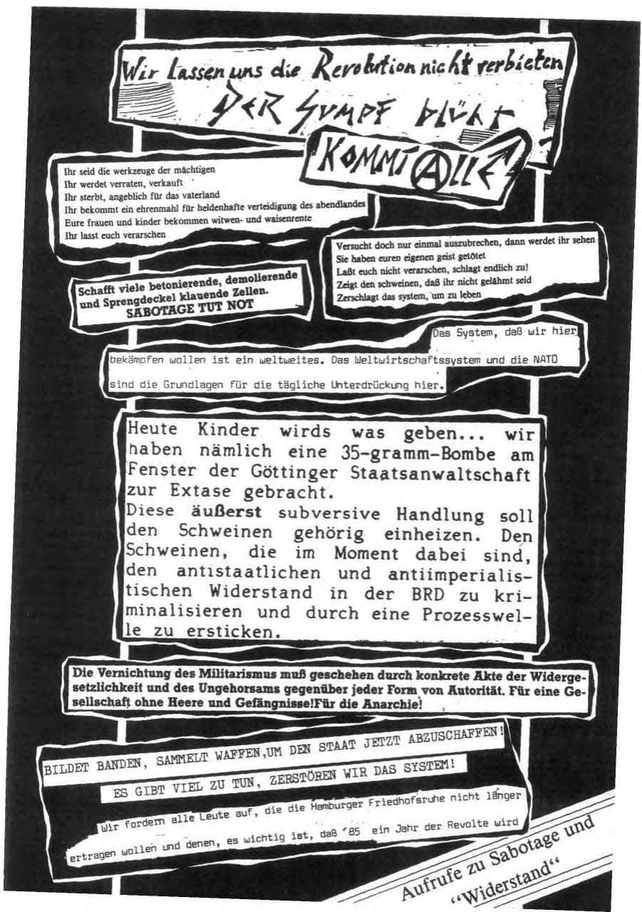 Seite 87 des Verfassungsschutzbericht 1984 Bund