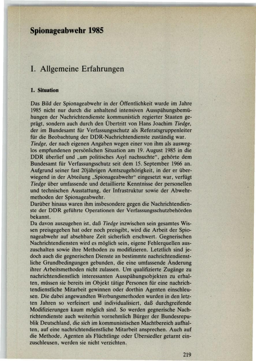 Seite 217 des Verfassungsschutzbericht 1985 Bund