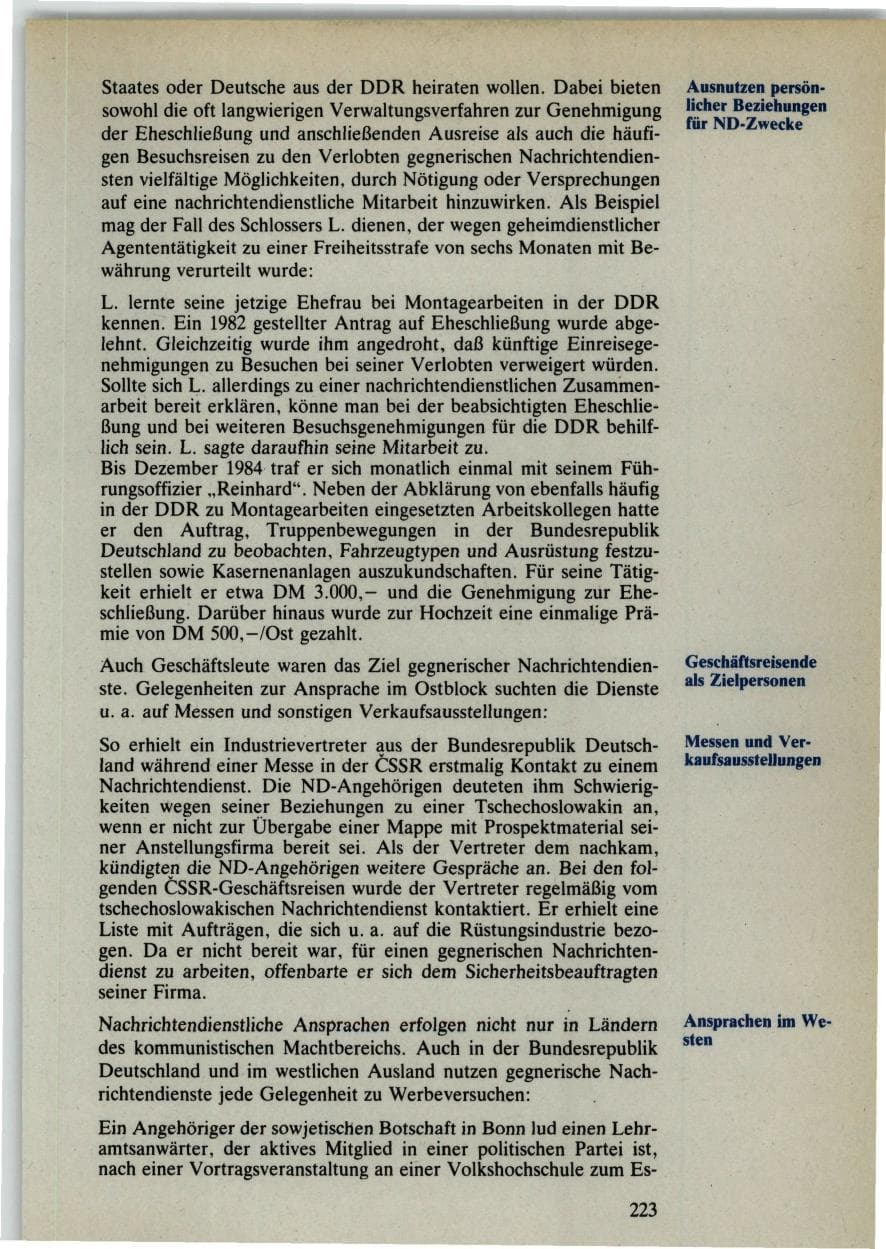 Seite 221 des Verfassungsschutzbericht 1985 Bund