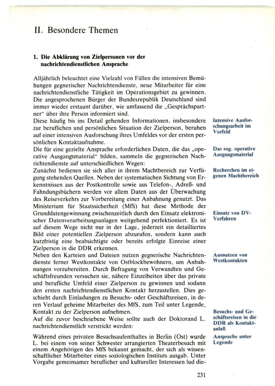 Seite 229 des Verfassungsschutzbericht 1985 Bund