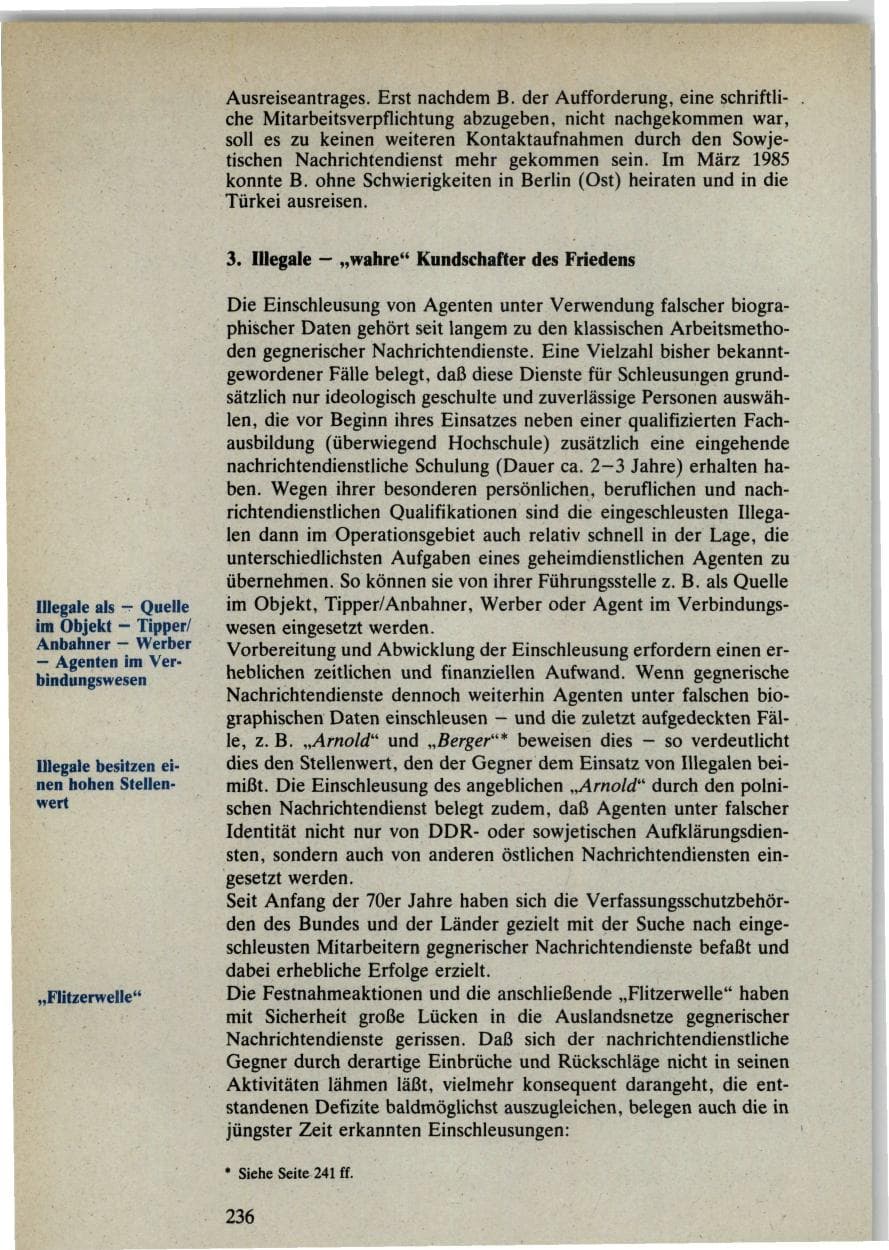 Seite 234 des Verfassungsschutzbericht 1985 Bund