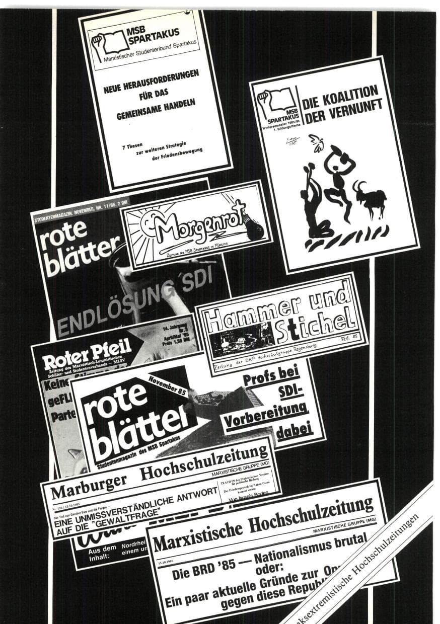 Seite 26 des Verfassungsschutzbericht 1985 Bund