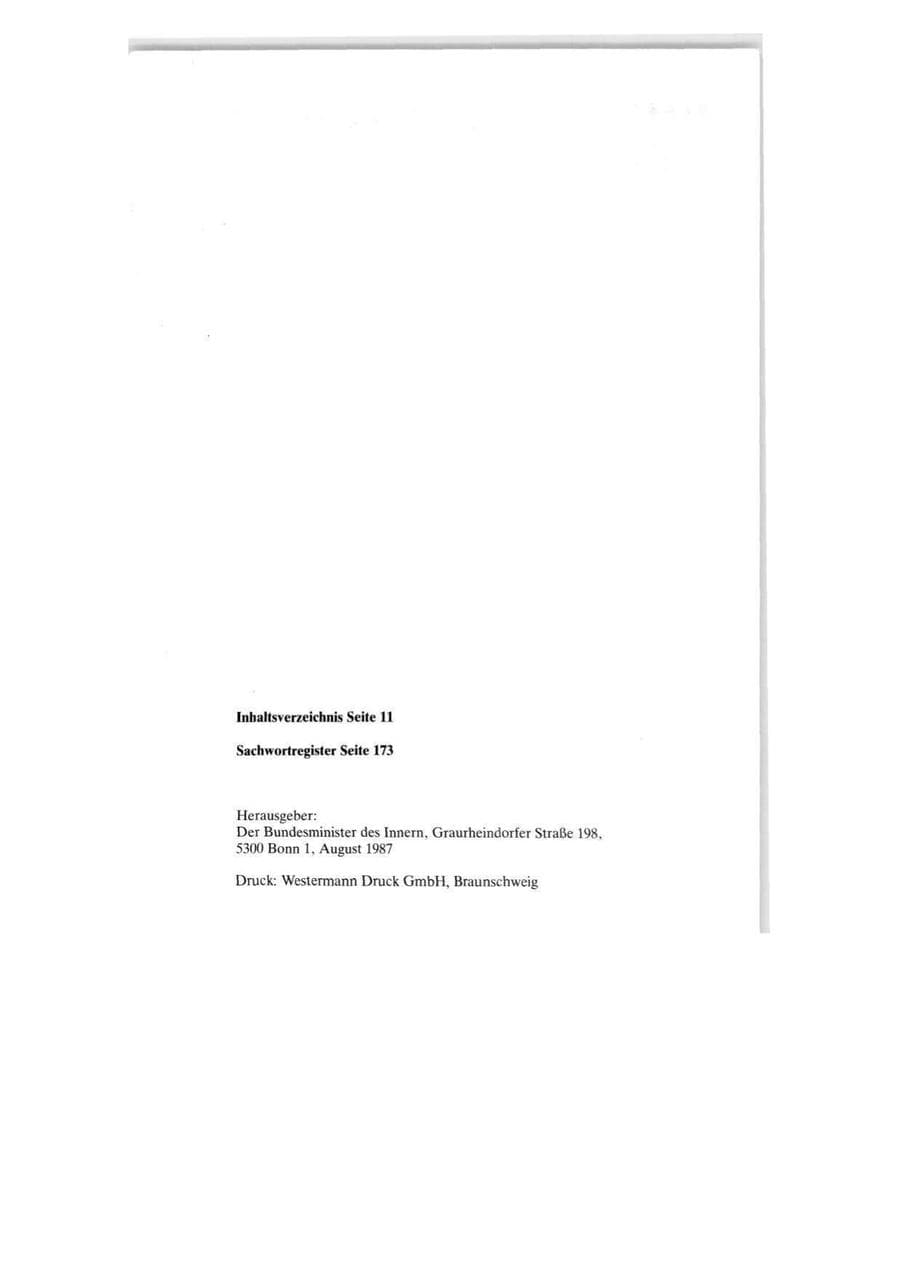 Seite 2 des Verfassungsschutzbericht 1986 Bund